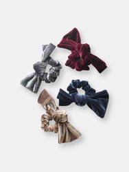 Velvet Bow Scrunchie