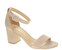 Jody Super Suede Heel In Nude - Nude