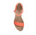 Kaya Wedge Sandal In Orange