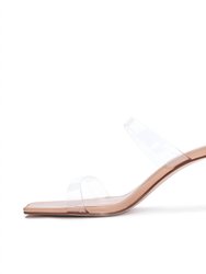 Simple Sophistication Clear Sandals
