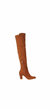 Stacked Heeled Boots - Honey Brown