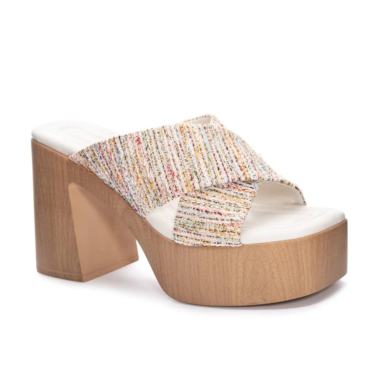 Women's Arling Weave Platform Sandal In Multi - Multi