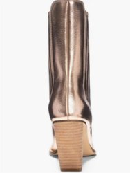 Women's Cali Metallic Bootie In Copper