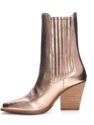 Women's Cali Metallic Bootie In Copper