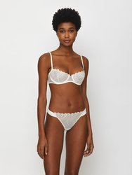 AGAPè Balconette Bra in Embroidered Tulle