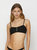 ARIZONA Bandeau Bralette Organic Cotton - Black