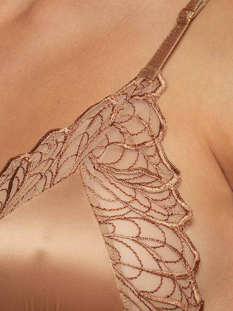 BOHO Bralette In Embroidered Tulle - Universal Diversity