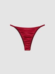 Cassiopea - Knickers In Satin Red Collection - Red