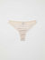 Iris Brazilian Knickers In Satin And Tulle - Ivory