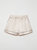 LOLITA GOES BED Buttoned Shorts in Satin - Ivory