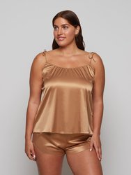 LOLITA GOES BED Tank Top in Satin  - Universal Diversity