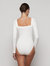 Long Sleeve Bodysuit In Organic Cotton