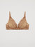 LOTO Triangle Plunge Bra In Embroidered Tulle - Universal Diversity