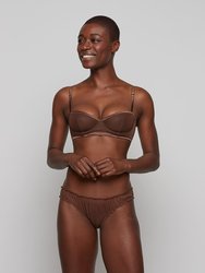 Lover In Tulle Thong - Chocolate - Chocolate