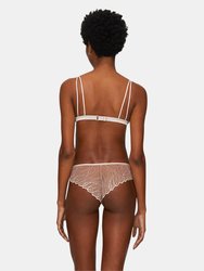 LUCE Brazilian Knickers in Satin and Embroidered Tulle