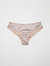 LUCE Brazilian Knickers in Satin and Embroidered Tulle - Pink