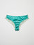 LUCE Brazilian Knickers in Satin and Embroidered Tulle -  Emerald Green