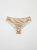 LUCE Brazilian Knickers in Satin and Embroidered Tulle - Warm Ivory
