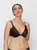 PEONIA Underwire Bra in Satin and Embroidered Tulle - Black