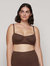 Underwire Bra In Organic Cotton - Chocolate