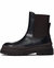 Alli Leather Boot - Black/Brown