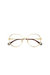 Geometric Metal Eyeglasses In Gold