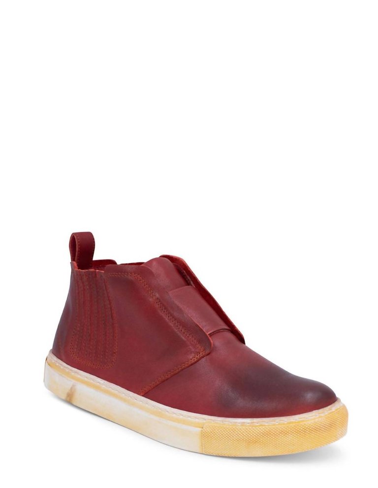 Women's Neci Boot In Bordo Leather - Bordo Leather