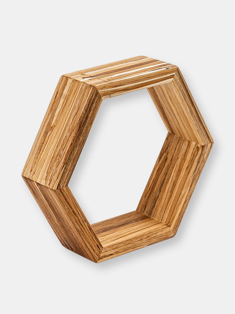 Hexagon Shelf - Natural