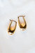 Thick Hoops Earrings - Gold