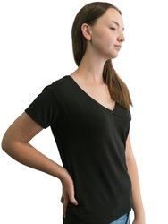 Women’s V-neck – The Milan - Black