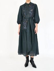 Sasha Long Casual Dress - Evergreen