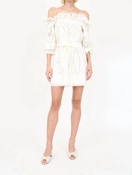 Susu Dress - Blanc Embroidery