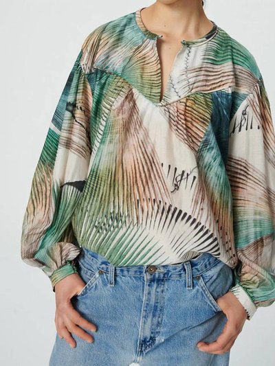 CHUFY Bamboo Blouse In Palm Dye Green product
