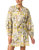 Bruna Floral Cotton Silk Shirt Dress - Yellow