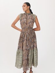 Cairo Silk Midi Dress