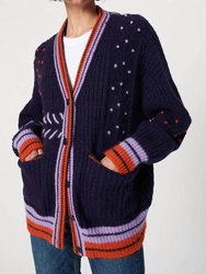 Heidi Knitted Cardigan - Heidi Navy