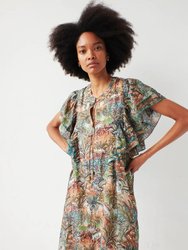 Mona Mini Dress - Dread Green