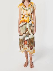 Nubia Maxi Dress - Petal Skin Yellow