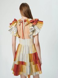 Poppy Organic Pleated Mini Dress