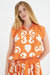 Thuli Patch Embroidered Top (Final Sale) - Gagan Tangerine