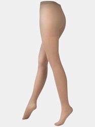 Cindy Womens/Ladies 15 Denier Sheer Tights (1 Pair) (Sahara) - Sahara