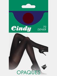Cindy Womens/Ladies 70 Denier Opaque Tights (1 Pair) (Dark Wine) - Dark Wine