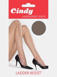 Cindy Womens/Ladies Ladder Resist Tights (1 Pair) (Storm Grey) - Storm Grey