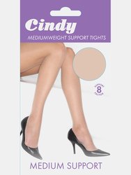 Cindy Womens/Ladies Mediumweight Support Tights (1 Pair) (Bamboo) - Bamboo