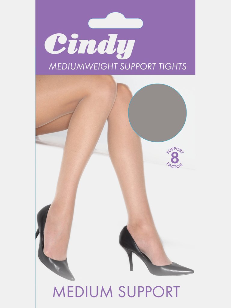 Cindy Womens/Ladies Mediumweight Support Tights (1 Pair) (Diamond) - Diamond