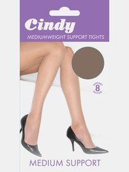 Cindy Womens/Ladies Mediumweight Support Tights (1 Pair) (Paloma Mink) - Paloma Mink