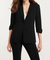 Crepe Khloe Blazer - Black