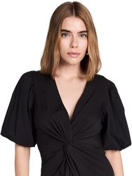 Women's Bette Mini V-Neck Dress - Black