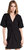 Women's Bette Mini V-Neck Dress - Black