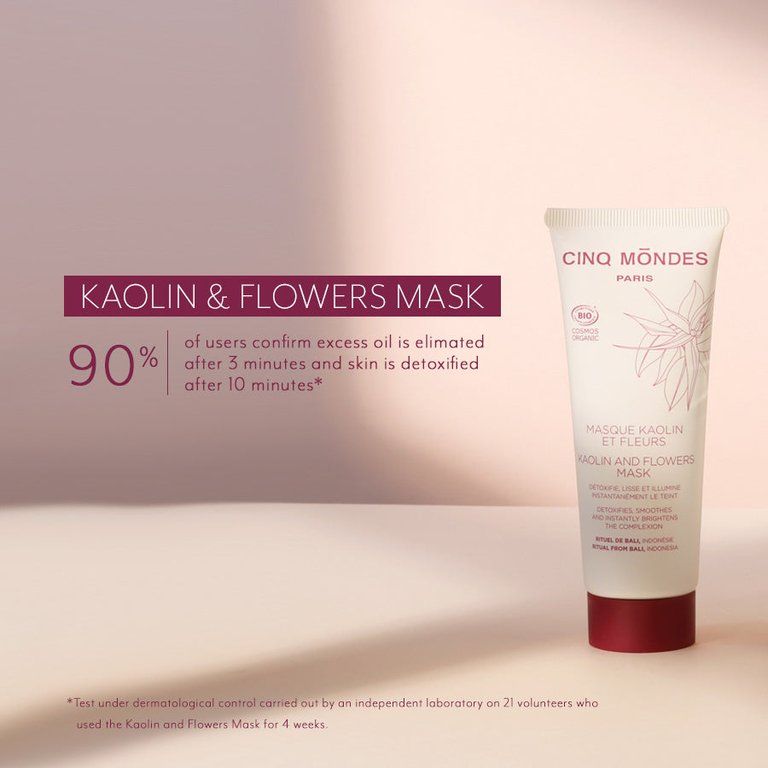 Kaolin + Flowers Mask